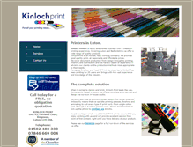 Tablet Screenshot of kinlochprint.co.uk